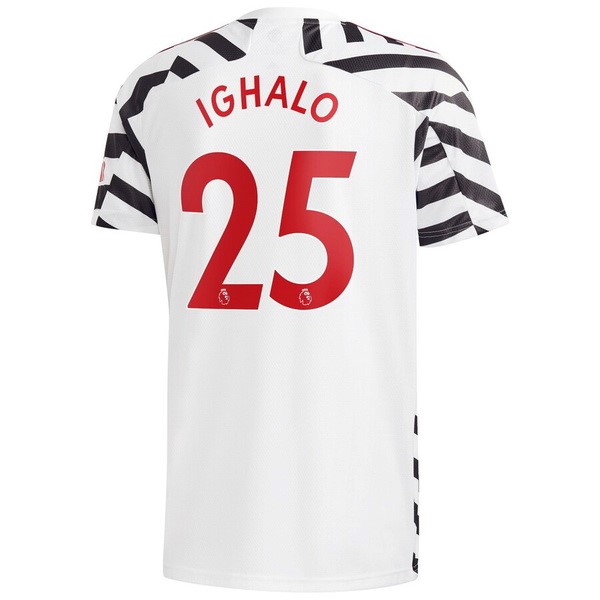 Maglia Manchester United NO.25 Ighalo Third 20/21 Bianco